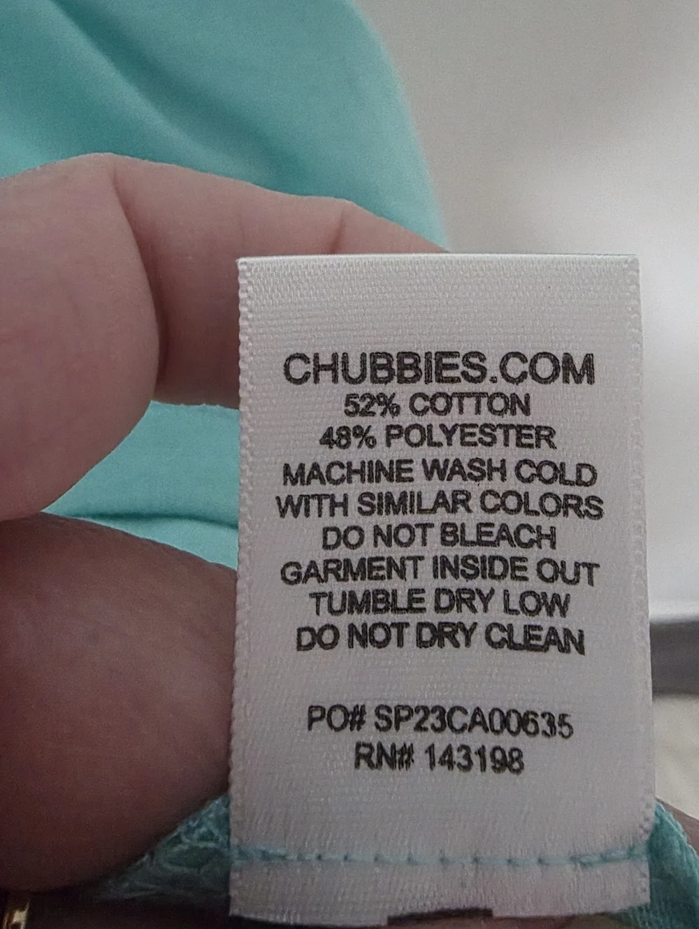 NWOT Chubbies Tank Too Size Xl